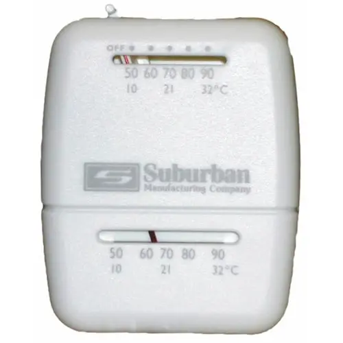 Suburban 161154 Wall-Mount Rv Furnace Thermostat With On/Off Switch 1
