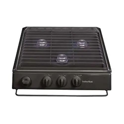 Suburban Slide-In Black Cooktop – Model 3100A, Rv-Optimized 1
