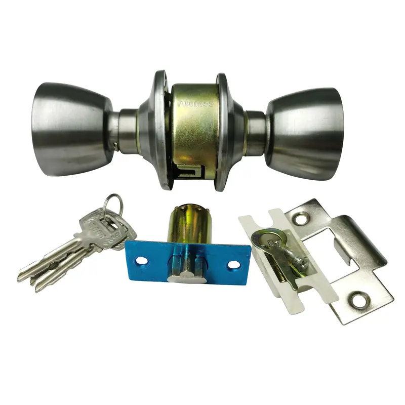 Sunny 588 Budget-Friendly Cylindrical Door Lock With 3 Standard Keys 1