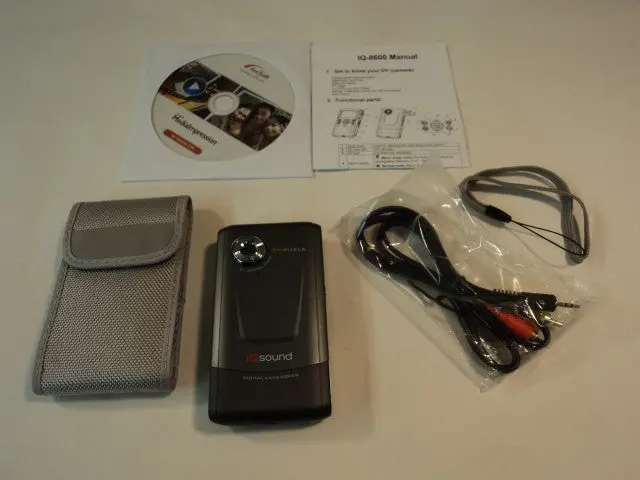 Supersonic Iq-8600 Hd Camcorder – 5.0Mp, Gray, 8X Zoom, Iq Sound 1