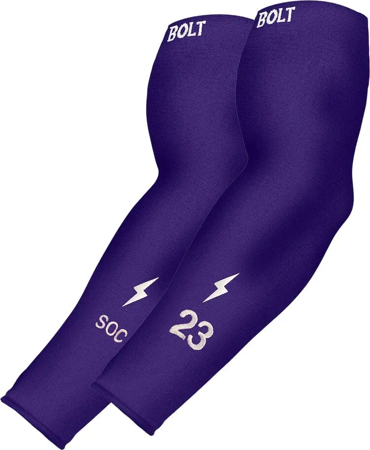 Supportive Compression Arm Sleeve – Deep Purple 1