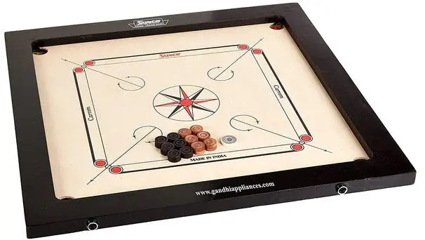 Surco Boss 16Mm Professional Carrom Board With Complete Accessory Kit 1
