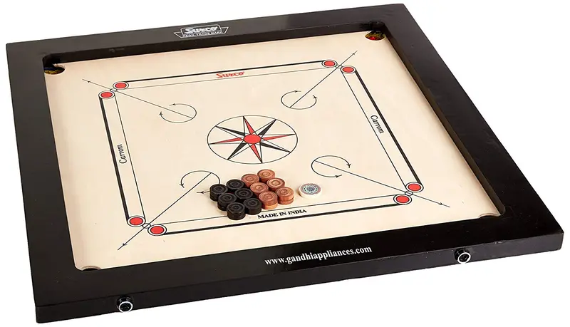 Surco Classic Kids Carrom Board – 4Mm Thickness With Full Accessory Set 1