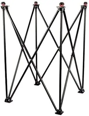 Surco Metal Carrom Board Stand – Foldable Aluminum Frame With Adjustable Height Support 1