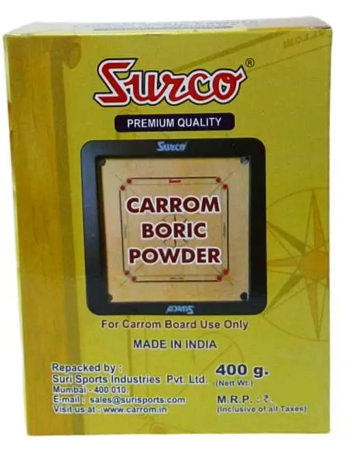 Surco Premium Boric Acid Carrom Powder – 400G 1