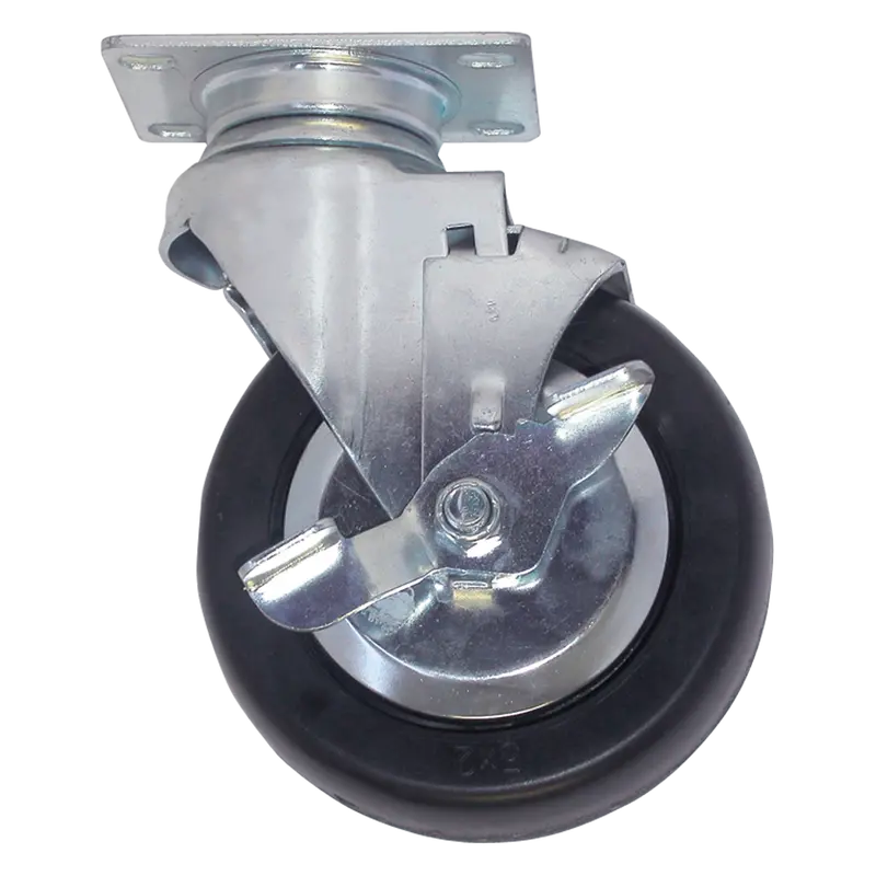 Swivel Caster Wheel – 5" X 2" Industrial-Grade Castor With Brake Option 1