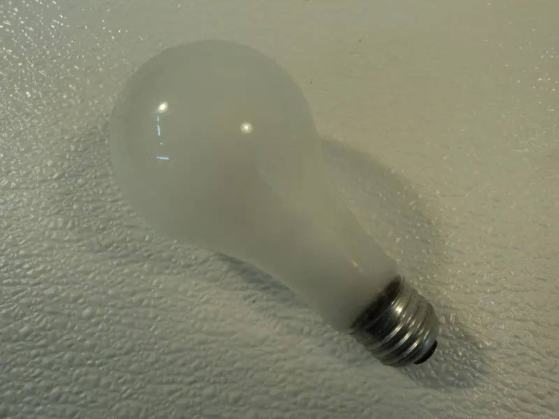 Sylvania 100W Frost A21 Incandescent Bulb – E26 Medium Base, Clear Glass Finish 1