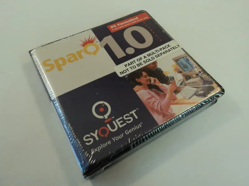 Syquest Sparq 1Gb Pc-Formatted Disk (Model Sparq1-001) – Brand New 1