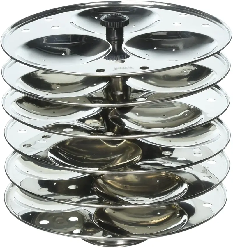 Tabakh 6-Rack Hawkins-Style Idli Stand For Pressure Cookers 1