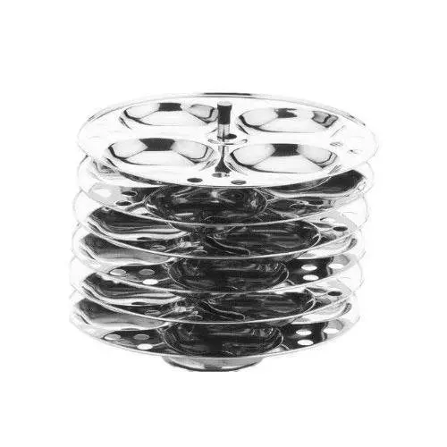 Tabakh 6-Tier Stainless Steel Idli Steamer For 24 Idlis 1