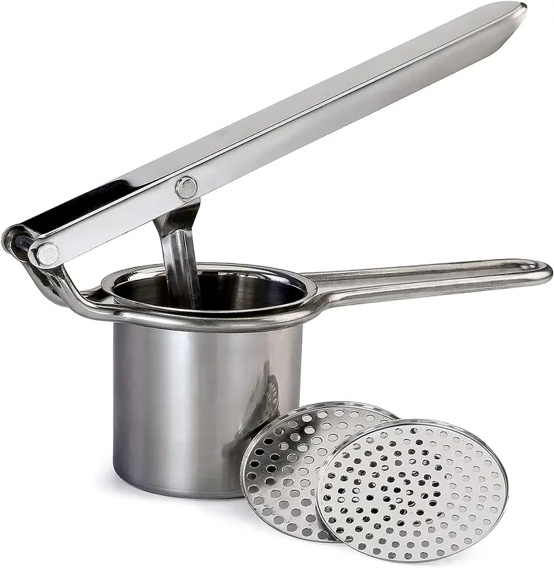 Tabakh Heavy-Duty Stainless Steel Potato Masher – Commercial-Grade Crushing Tool 1