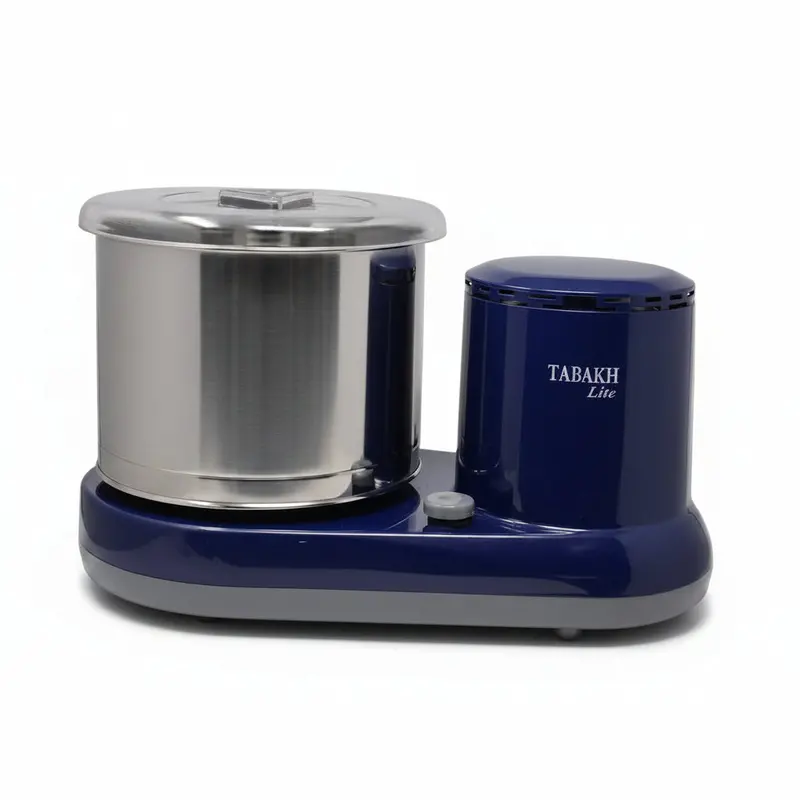 Tabakh Lite 1.5L Stone Wet Grinder – 110V, 2026 Model With Coconut Scraper & Atta Kneader 1