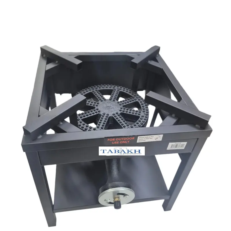 Tabakh Outdoor Propane Camp Stove – High-Pressure Braided Hose Included 1