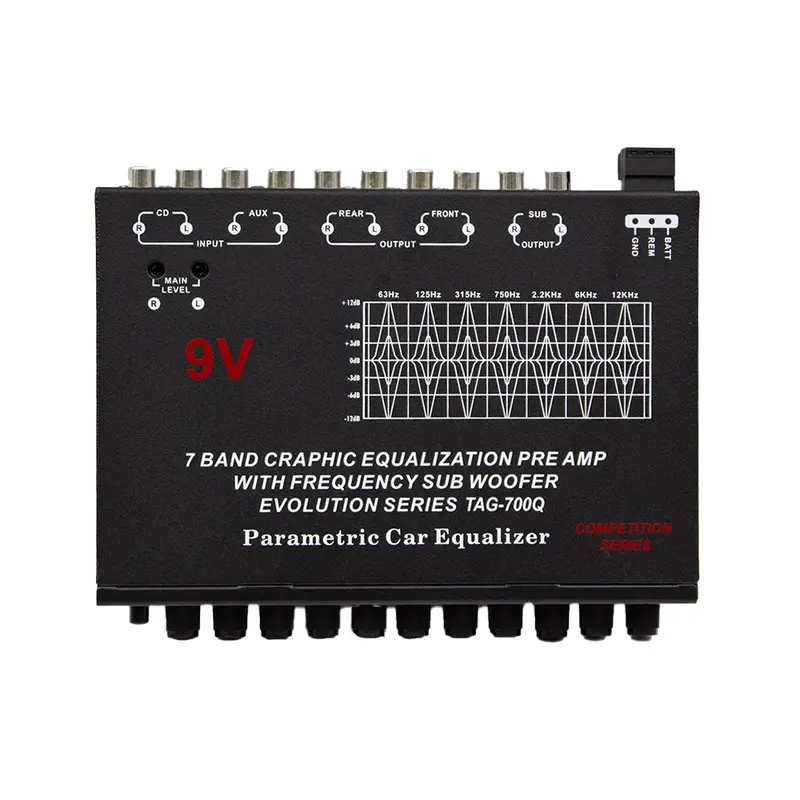 Targa Tag-700Q Competition-Grade Preamp With 7-Band Graphic Equalizer 1
