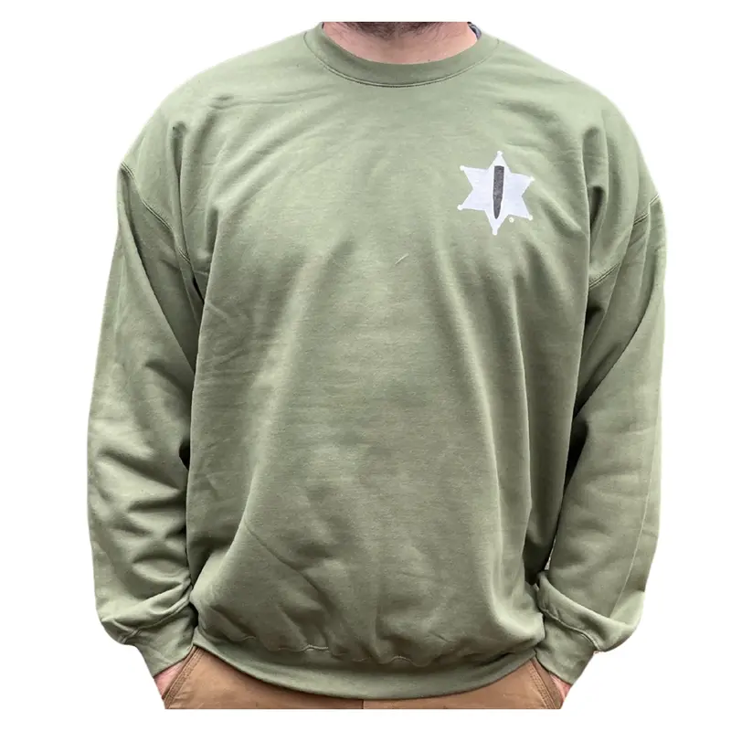 Team Sob Military Green Cotton Crewneck Sweatshirt – Casual Streetwear Apparel 1