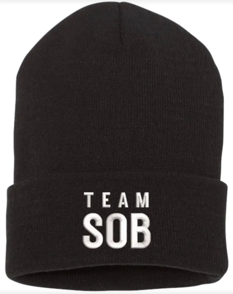 Team Sob Ribbed Cuffed Beanie 1