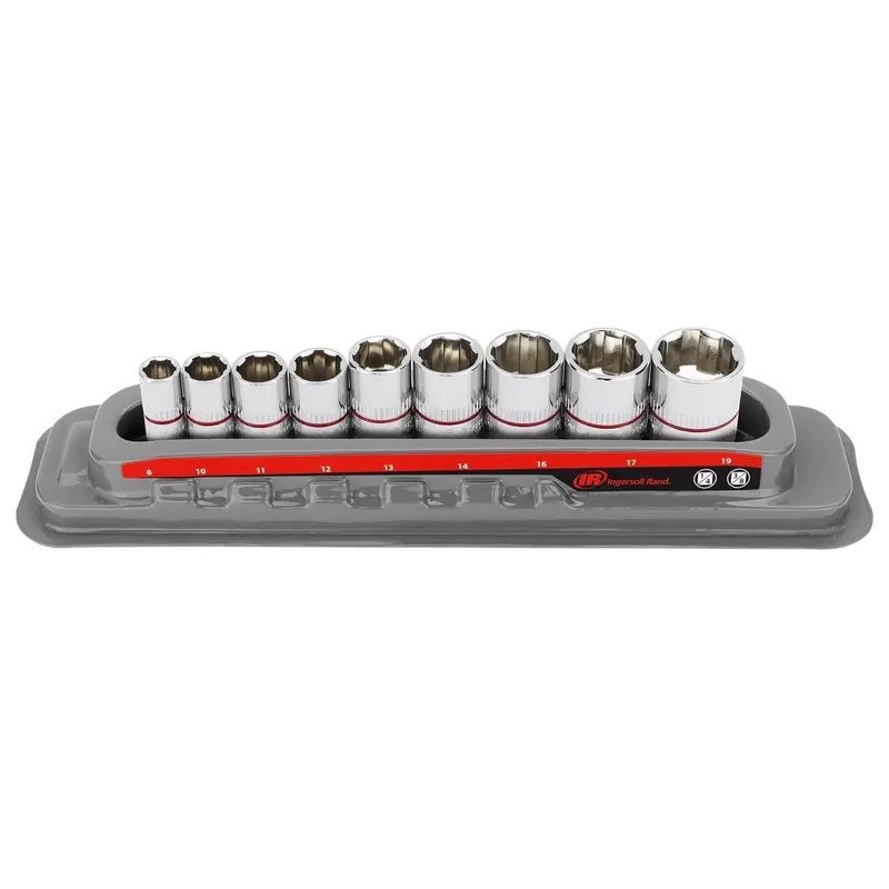 Tech Solutions 9-Piece Non-Slip Socket Set – Metric Standard 1