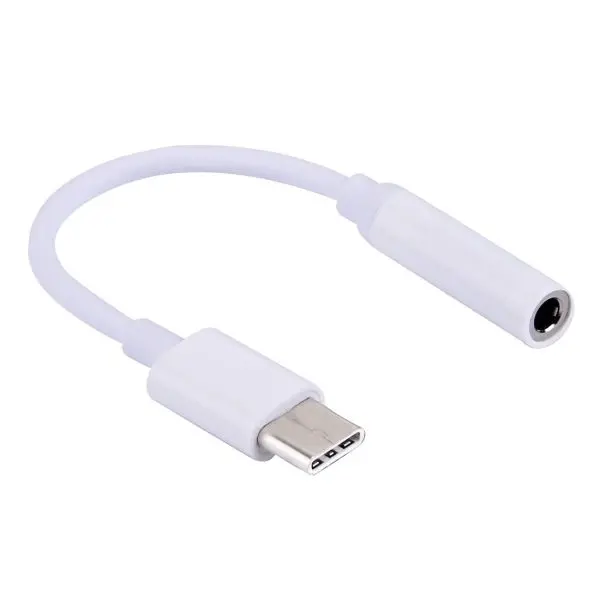 Tecnix Adt-112 White Usb-C To 3.5Mm Audio Cable 1