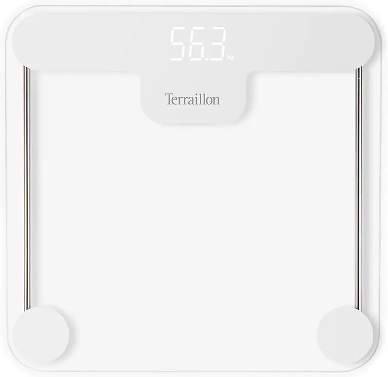 Terraillon Crystal White Digital Bathroom Scale 1