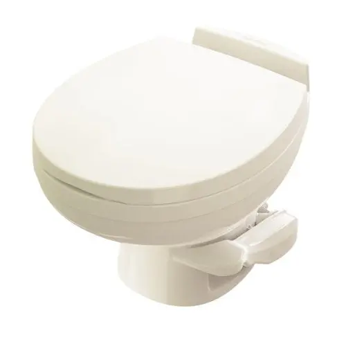 Thetford Aqua-Magic Residence Rv Toilet – Low-Profile, Bone Finish (42172) 1