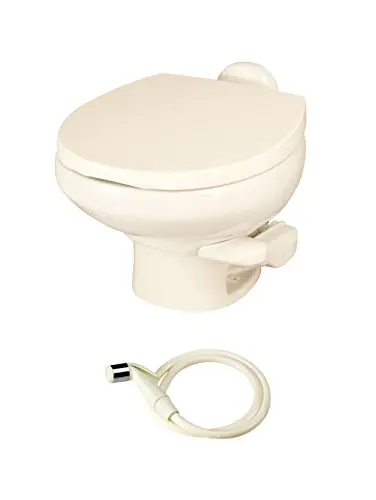 Thetford Aqua Magic Style Ii Rv Toilet With Water Saver – Low-Profile, Bone Finish (42065) 1