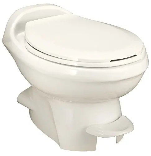 Thetford Aqua-Magic Style Plus Low-Profile Rv Toilet – Bone Color (Model 34438) 1