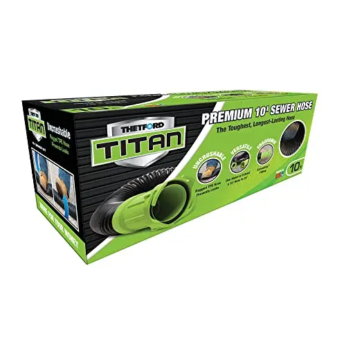 Thetford Titan 10-Foot Rv Sewer Hose Extension – Durable Flexible Design (Model 17854) 1