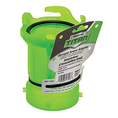 Thetford Titan Straight Sewer Hose Adapter – Universal Fit 1