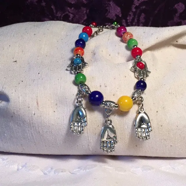 Tibetan & Nepalese Three-Hand Bracelet – Spiritual Hand Symbolism 1