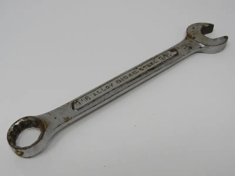 Truecraft B1049 Combination Wrench – 9/16-Inch, 7-Inch Vintage Design 1