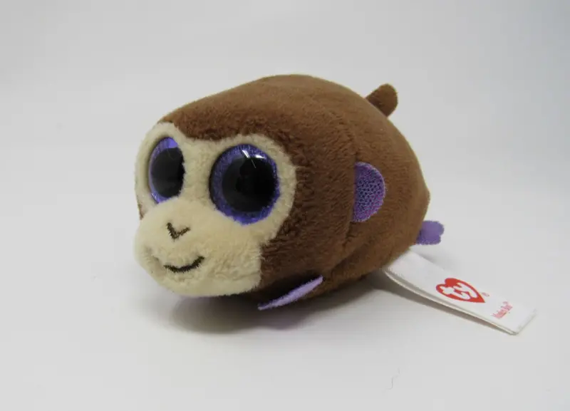 Ty Teenie Beanie Baby Monkey Boo – Brown, 10T-01002912 Vintage Style 1