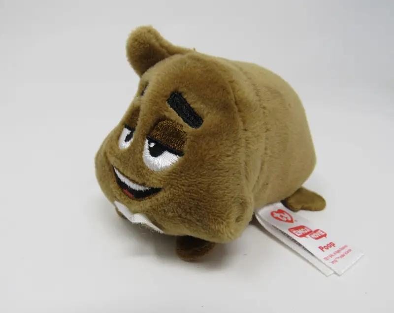 Ty Teenie Beanie Baby Poop – Brown Emoji Movie-Themed Plush Toy With Polyester Fiber Fill (Pre-Owned) 1