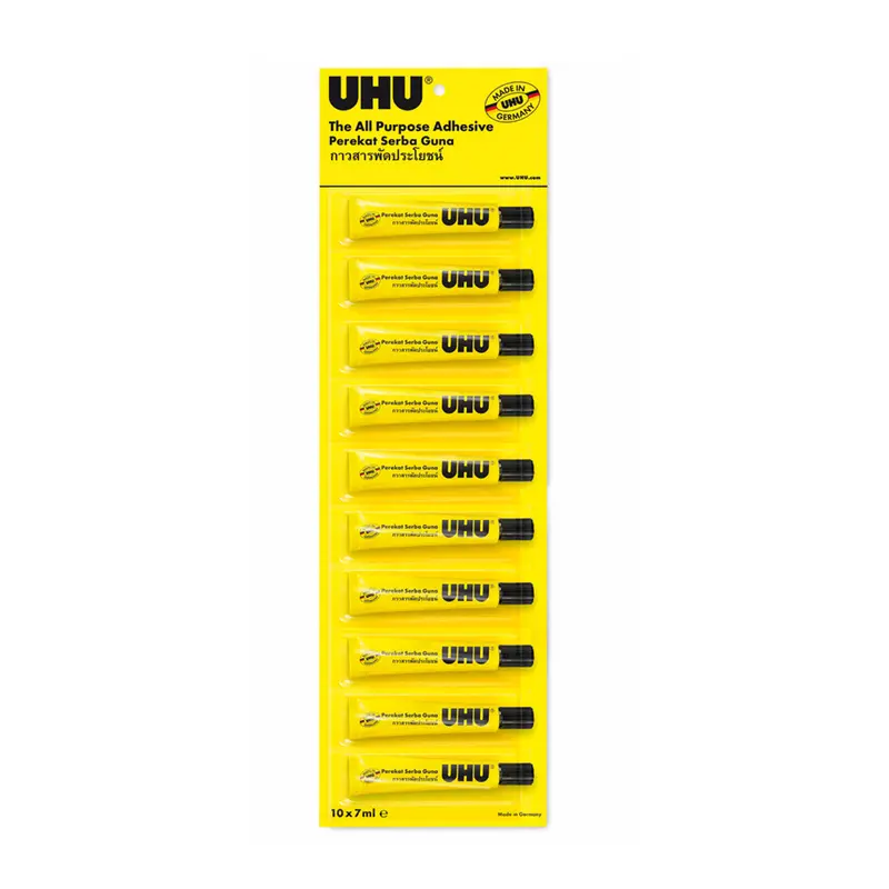 Uhu All-Purpose Adhesive – 7 Ml Tubes (10-Pack) 1