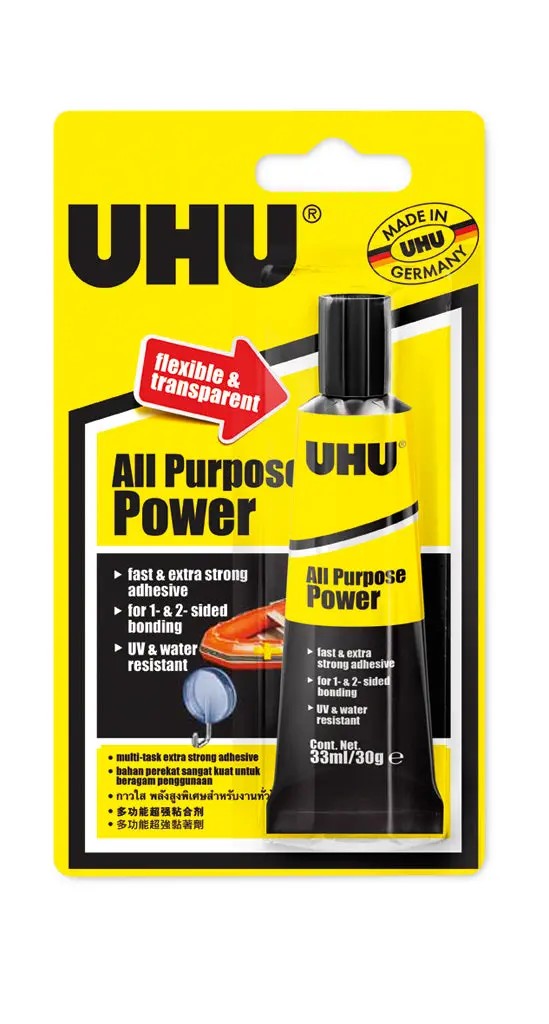 Uhu All-Purpose Power Adhesive – 33 Ml Bottle 1