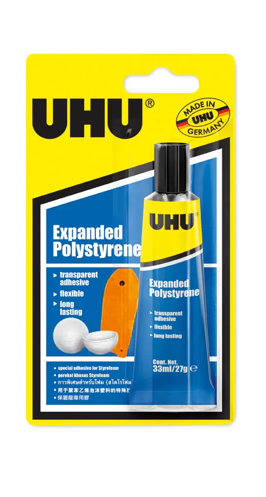 Uhu Expanded Polystyrene Adhesive – 33 Ml / 27 G 1