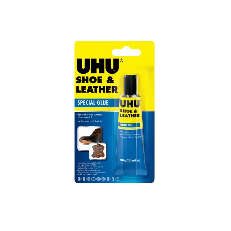 Uhu Shoe & Leather Repair Adhesive – 33Ml Precision Tube 1