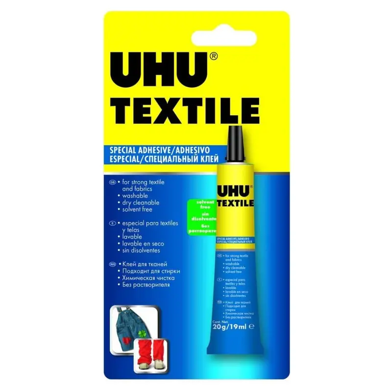 Uhu Textile Glue – Flexible 20G Adhesive For Fabrics & Crafts 1