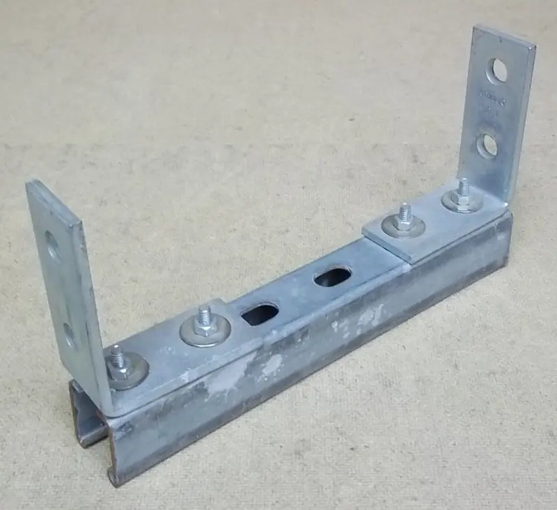Universal Channel And Angle Mounting Brackets – 11 X 6 X 2 Inches, Pre-Owned 1