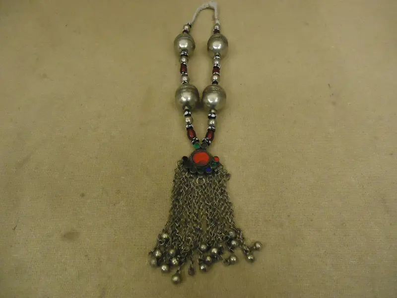 Vintage Middle Eastern Tribal Necklace – Sterling Silver With Bells, Ethnic Handcrafted Piece 1