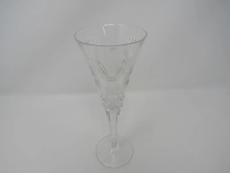 Waterford 9.5-Inch Fluted Crystal Stemmed Glass – Clear, Used 1