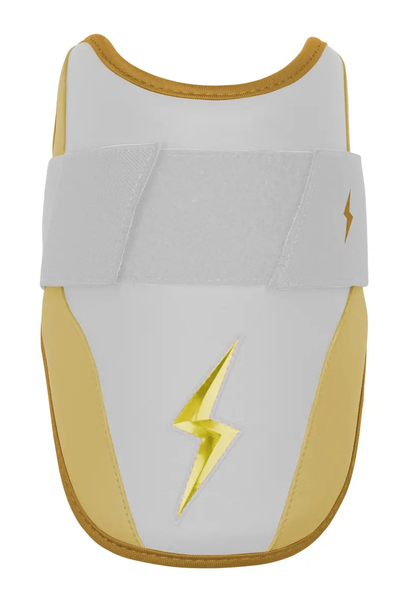 White-And-Gold Gold Series 6-Inch Elbow Guard 1