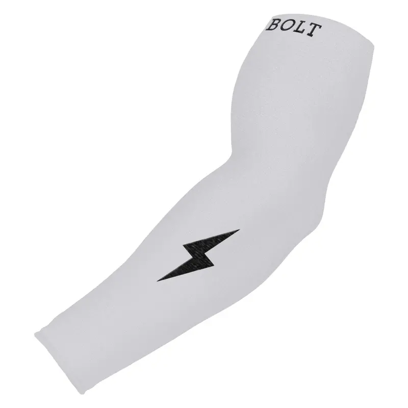 White Graduated Compression Arm Sleeve 1