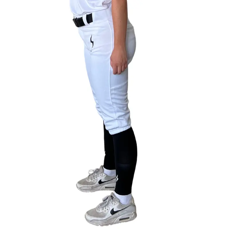 White Premium Pro Softball Knicker Pants 1