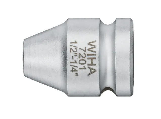 Wiha 1/2" Square To 1/4" Hex Connecting Adapter With Retaining Ring 1