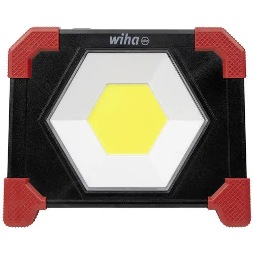 Wiha 3000-Lumen Battery-Powered Construction Spotlight – Heavy-Duty Site Lighting 1