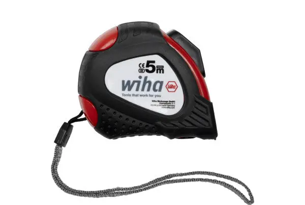 Wiha 5-Meter Retractable Tape Measure – Compact & Durable Measuring Tape 1