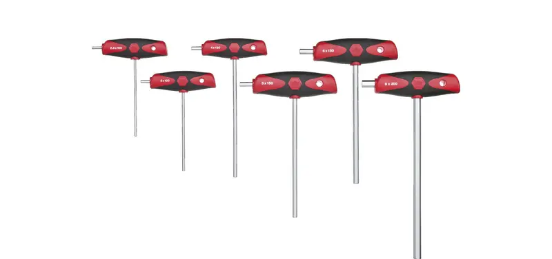 Wiha Comfortgrip T-Handle Hex L-Key Set 1
