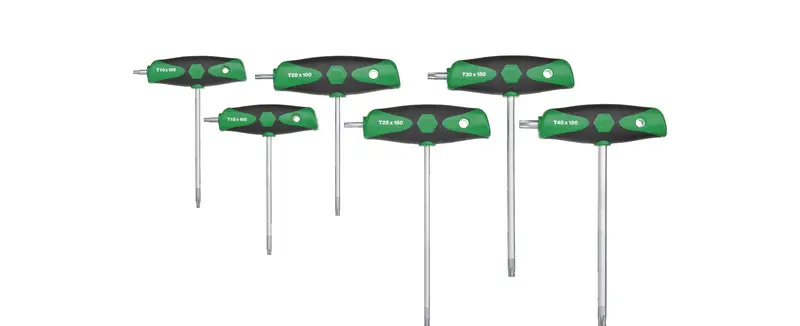 Wiha Comfortgrip T-Handle Torx L-Key Set (6 Pcs) 1
