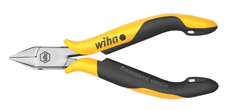 Wiha Esd-Safe Diagonal Cutters With Wire-Trapping Spring – 115Mm (4.5 Inch) 1