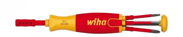 Wiha Liftup Electric Screwdriver Kit With Integrated Bit Magazine (6 Tools) 1